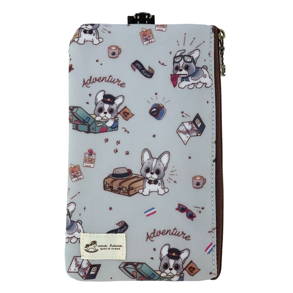 Waterproof Frenchie Phone Case Pouch W/ Neck Strap